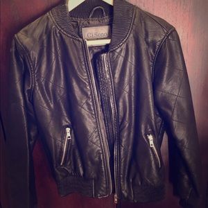 Leather jacket